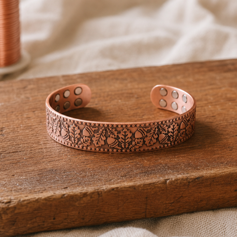 Pulsera de Cobre Madera