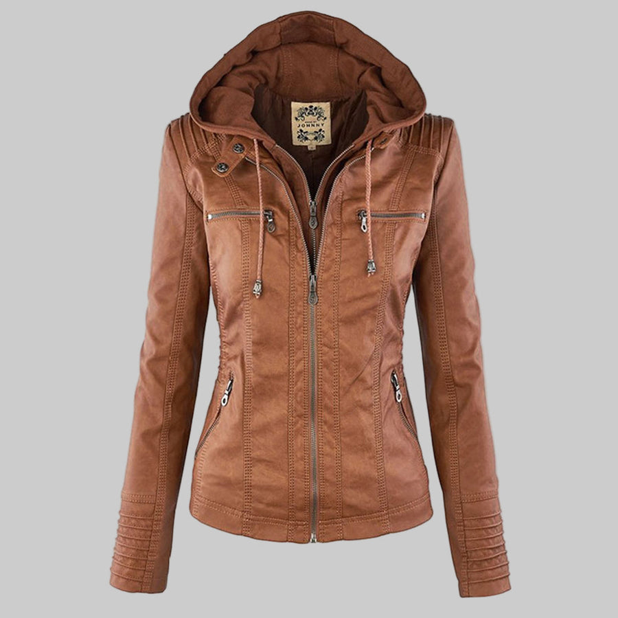 Macarena | Chaqueta Motera con Capucha