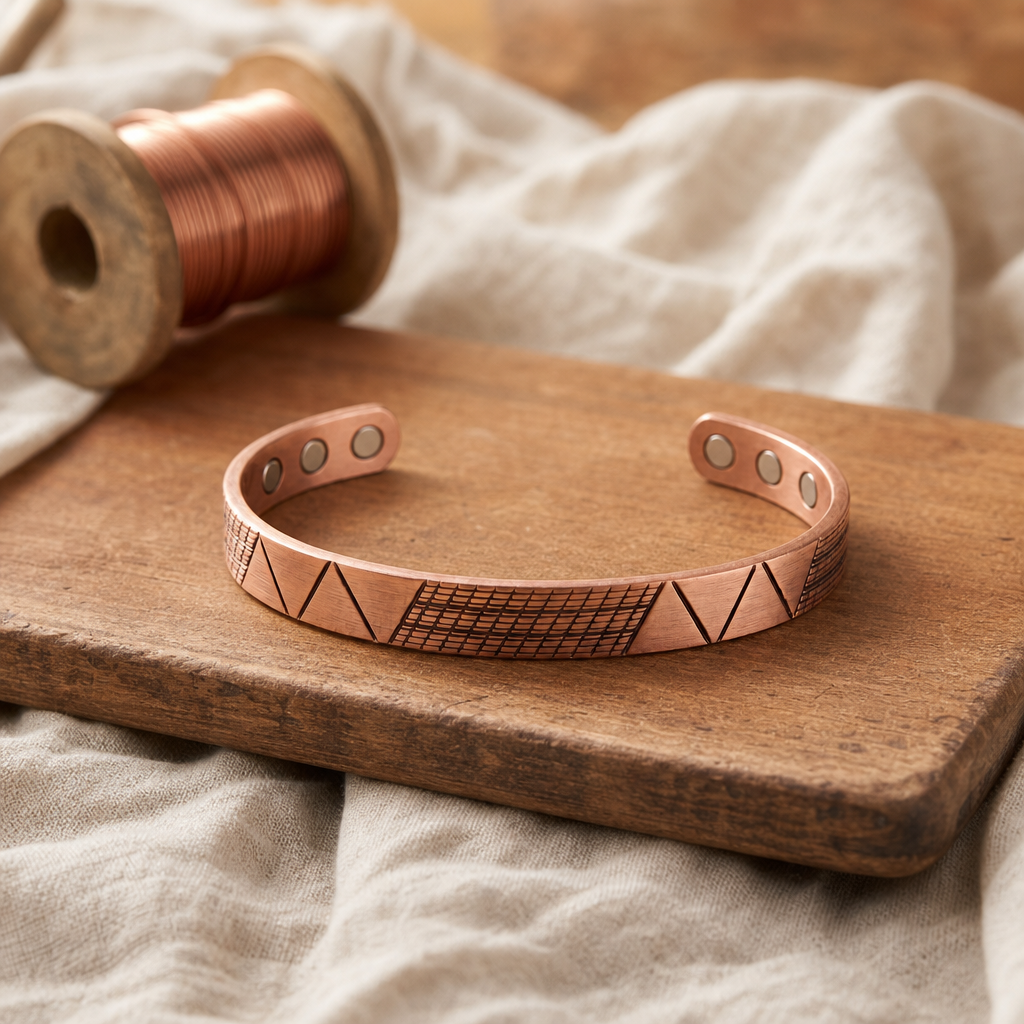 Pulsera de Cobre Cresta