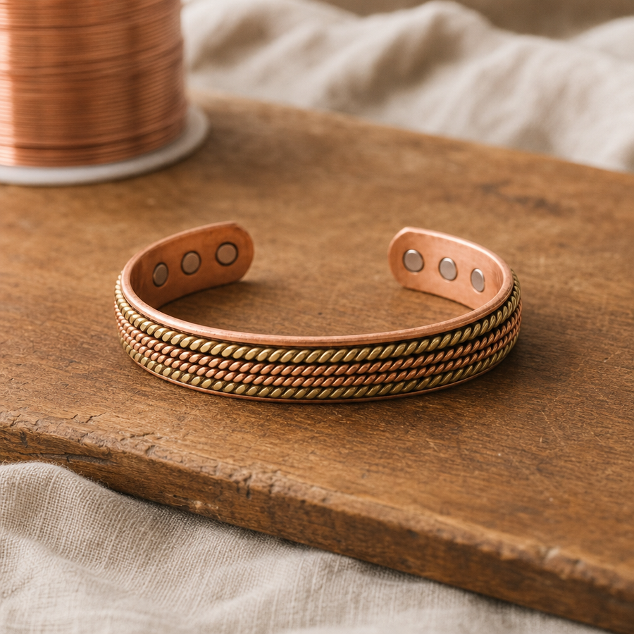 Pulsera de Cobre Forja