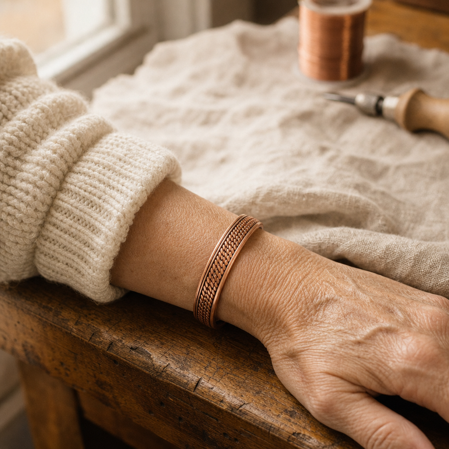 Pulsera de Cobre Ola